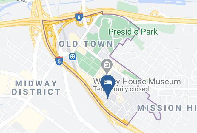 San Diego - Western Inn Old Town Maps