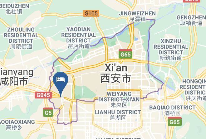 Xi An - Western International Automobile Commercial Hotel Maps