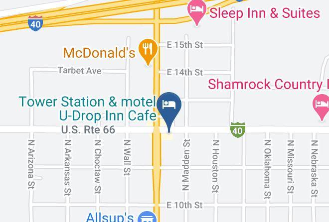 Wheeler - Western Motel Shamrock Tx Maps
