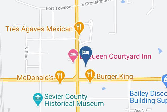 Sevier - Western Plaza Inn Maps