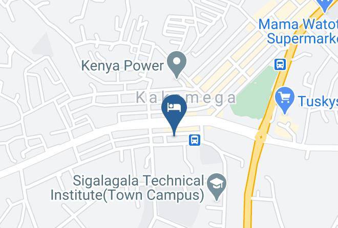 Kakamega - Western Star Hotel Limited Maps