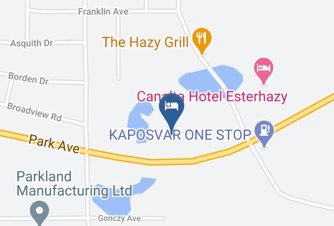 Division 5 - Western Star Inn & Suites Esterhazy Maps