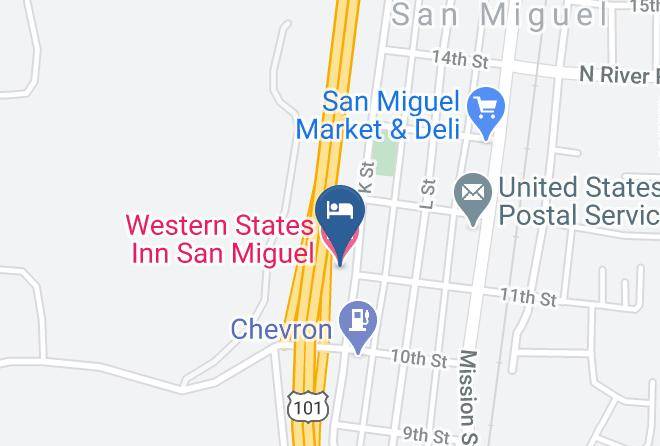 San Luis Obispo - Western States Inn San Miguel Maps