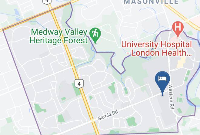 Middlesex - Western Summer Accommodations Maps