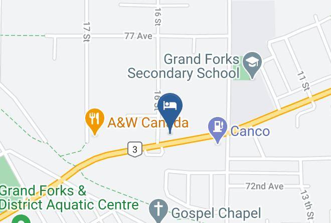 Kootenay Boundary - Western Traveller Motel Maps