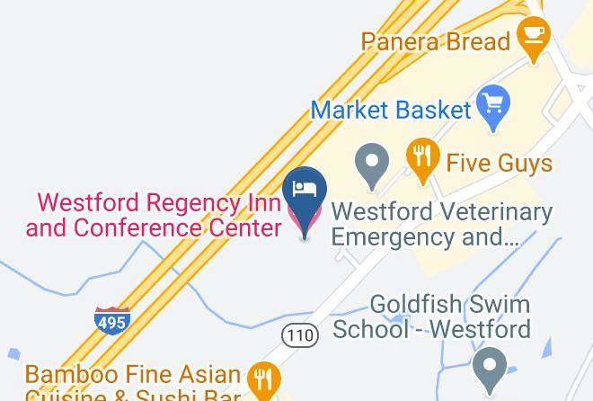 Westford Regency Inn And Conference Center Map