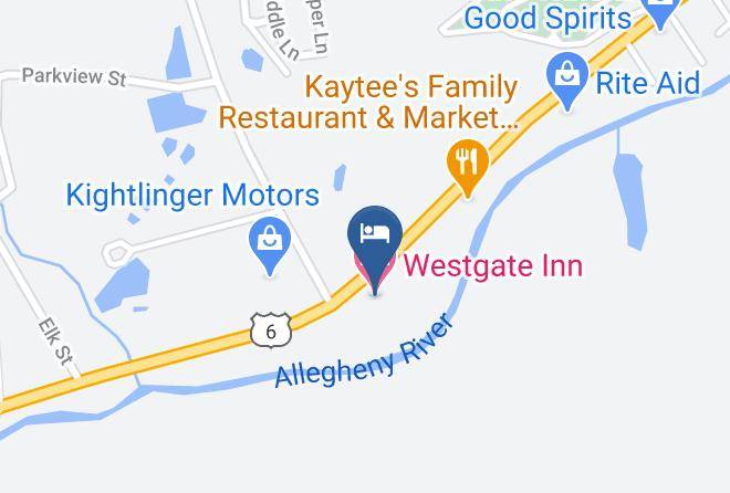 Potter - Westgate Inn Coudersport Maps