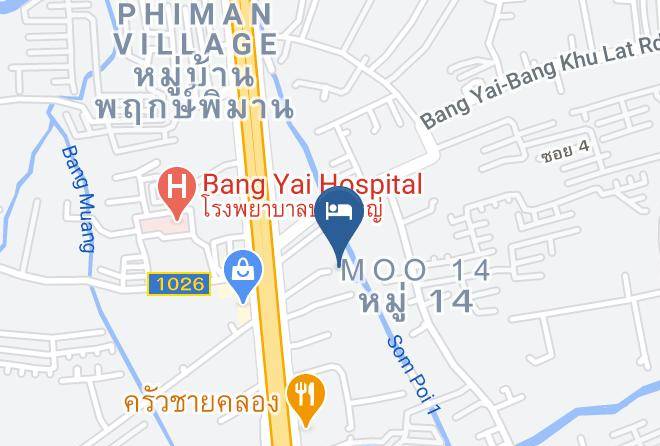 Amphoe Bang Yai - Westgate Residence Hotel Maps