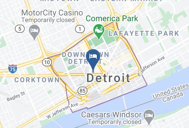 Wayne County Downtown - The Westin Book Cadillac Detroit Maps