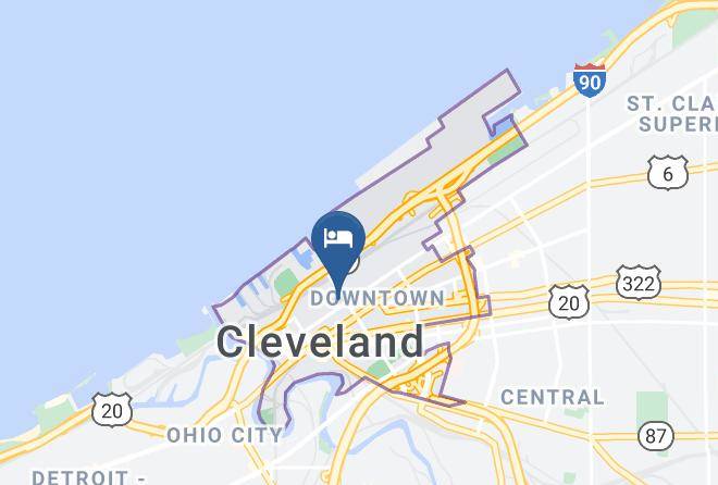 The Westin Cleveland Downtown Map