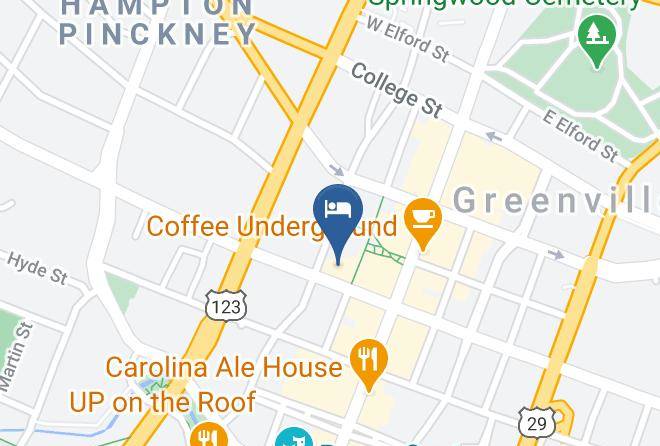 Greenville - Aloft Greenville Downtown Maps