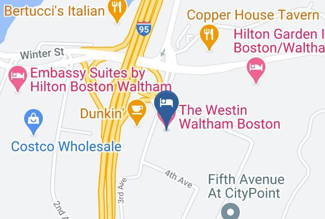 Middlesex - The Westin Waltham Boston Maps