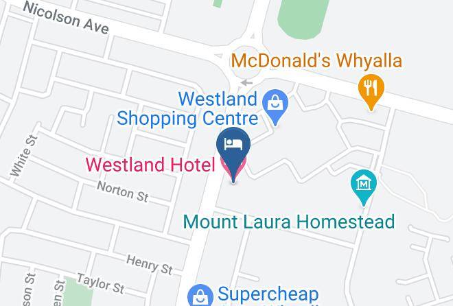 Whyalla - Westland Hotel Motel Maps