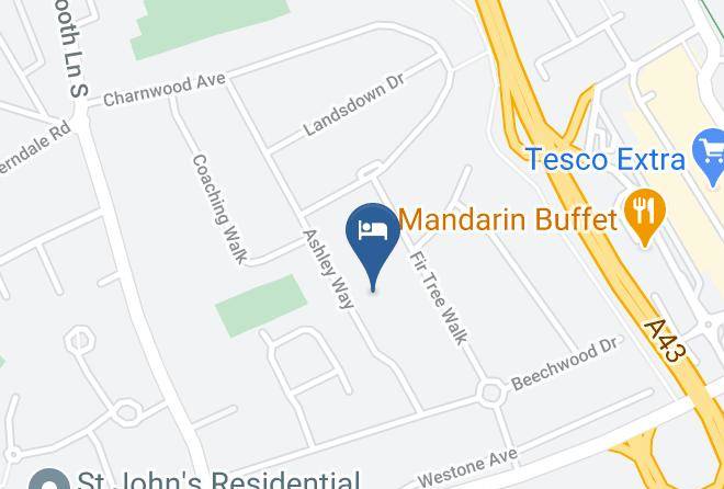 Northants - Westone Manor Hotel Maps