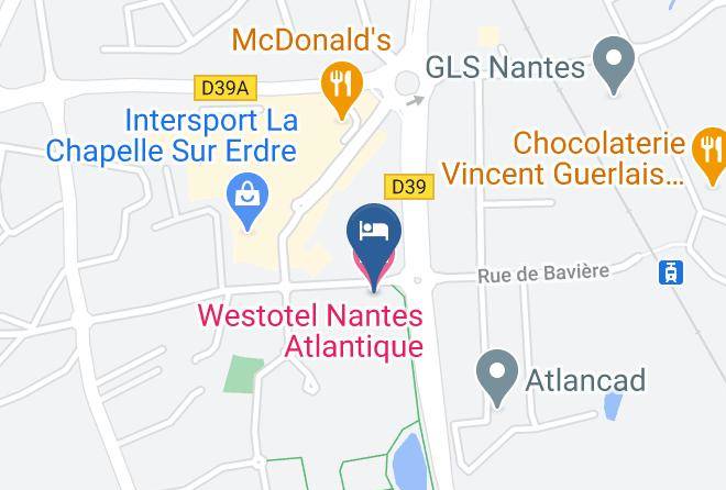 Loire Atlantique - Westotel Nantes Atlantique Maps