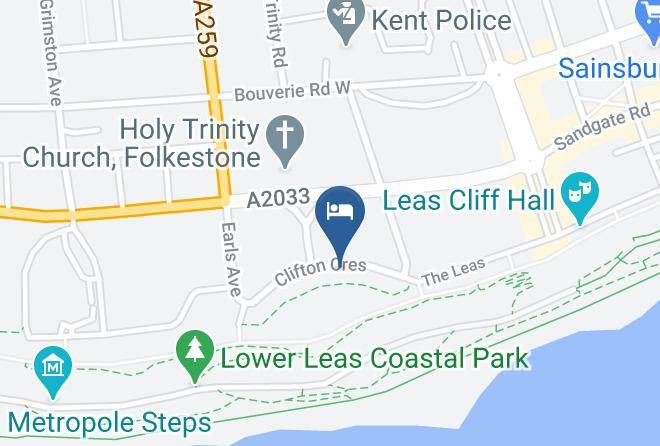 Kent - Westward Ho Hotel Maps