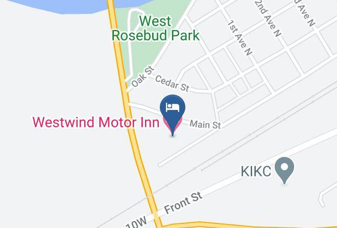 Rosebud - Westwind Motor Inn Maps