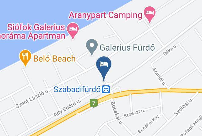 Siofok - Westy Simple Pension Maps
