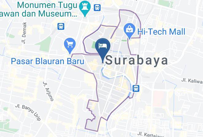 Kota Surabaya - Weta International Hotel Maps
