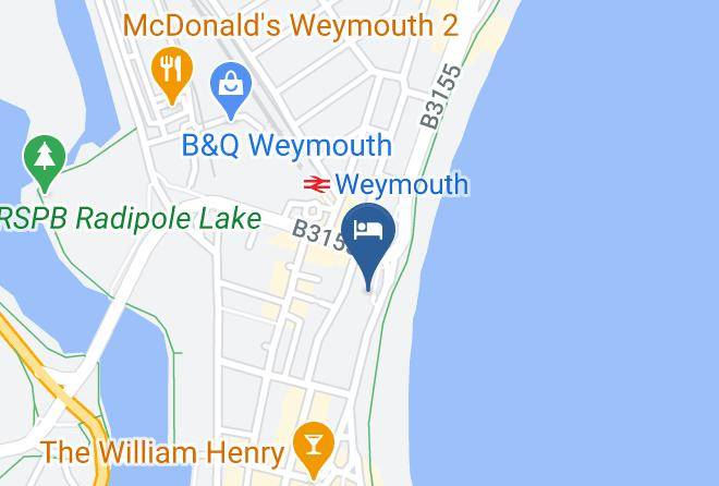 Weymouth Beach B&b Map
