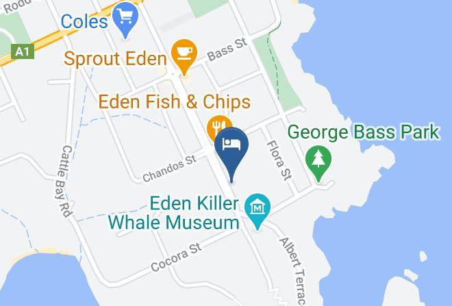 Bega Valley - Whale Fisher Motel Maps