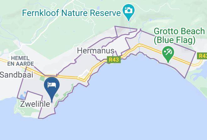 Overberg - Whale Rock Lodge Maps