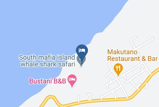 Mafia - Whale Shark Lodge B&b Kilindoni Maps