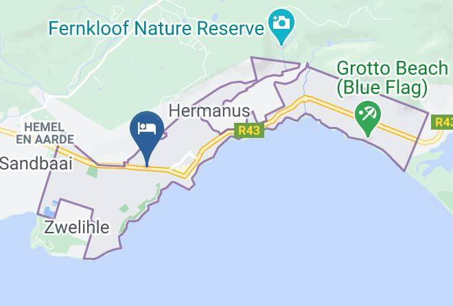 Overberg - Whalers Bed And Breakfast Maps