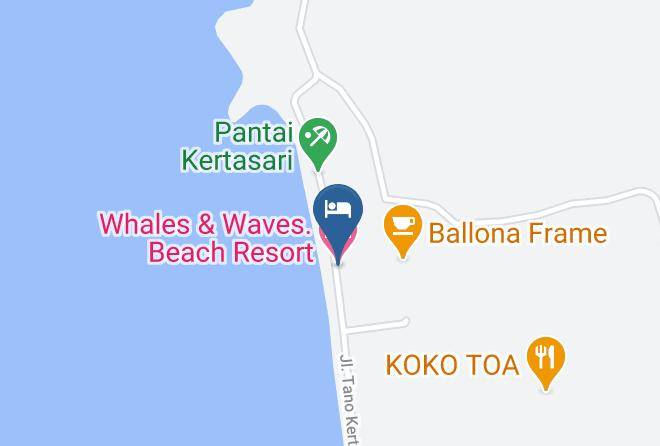 Sumbawa Barat - Whales & Waves Beach Resort Maps