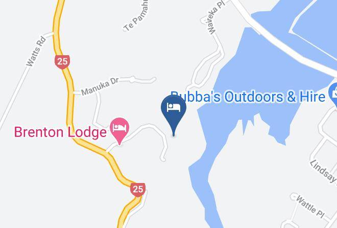 Whangamata Vistas B&b Map