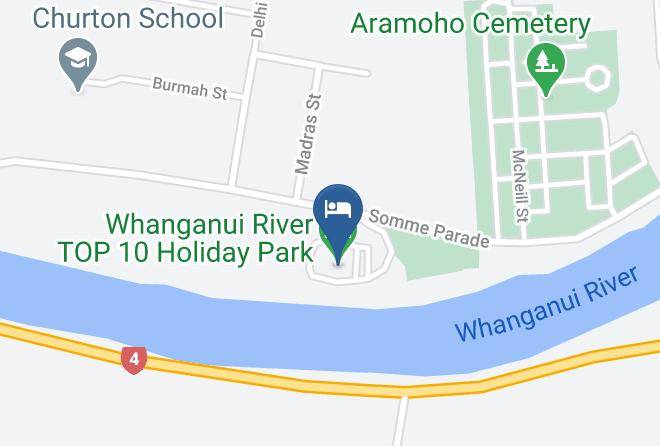 Whanganui - Whanganui River Top 10 Holiday Park Maps