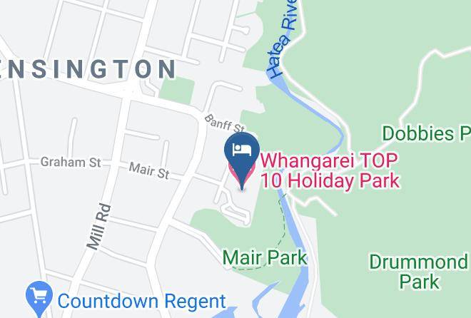 Whangarei - Whangarei Top 10 Holiday Park Maps