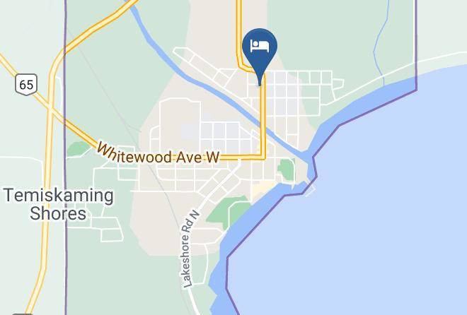 Timiskaming - Wheel Inn Motel Maps