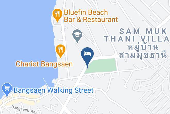 Mueang Chonburi District - Wheeler Bed & Bike Hotel Maps