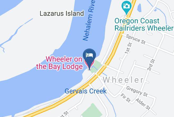 Tillamook - Wheeler On The Bay Lodge Maps