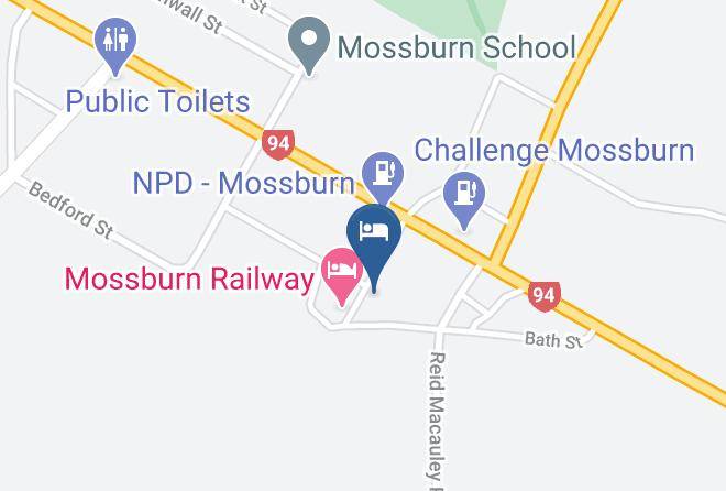 Mossburn - Wheels And Reels Accommodation Maps