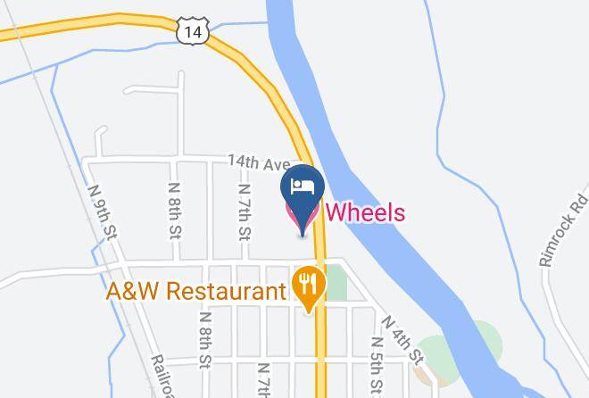Big Horn - Wheels Motel Maps