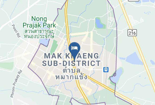 Mueang Udon Thani District - Whereder Poshtel Udon Thani Maps