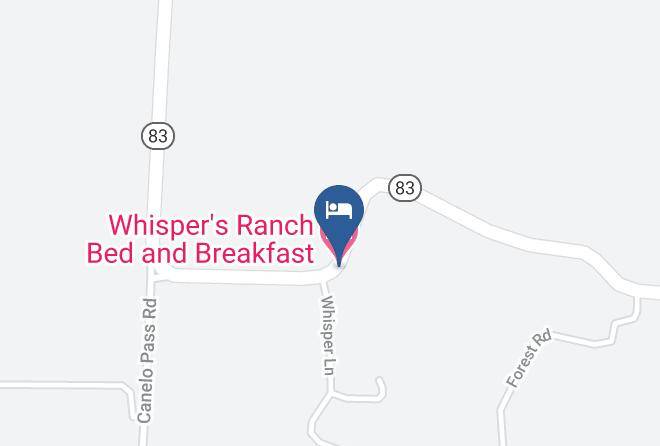 Santa Cruz - Whisper's Ranch Bed And Breakfast Maps