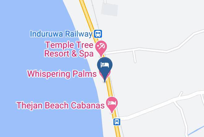 Galle - Whispering Palms Hotel Maps