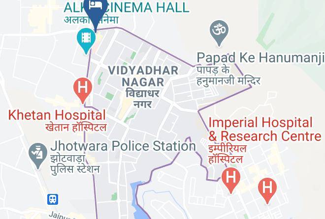 Jaipur - Whispering Palms Hotel Maps