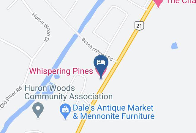 Lambton - Whispering Pines Motel Maps