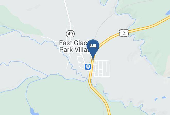 Glacier - Whistling Swan Motel Maps