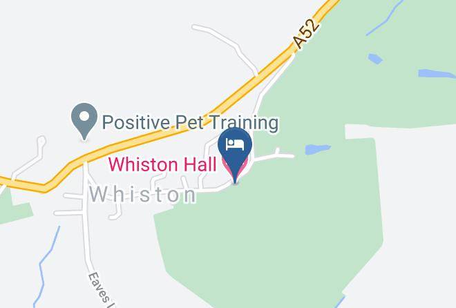 Staffs - Whiston Hall Hotel Maps