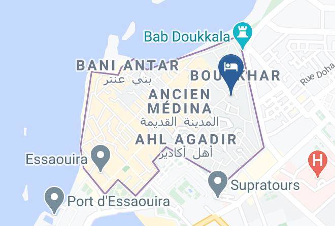 Essaouira - White And Blue Maps