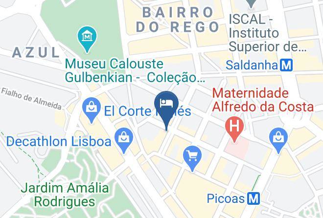 Lisbon - White And Grey Lisbon Maps
