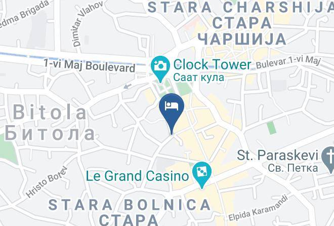 Bitola - White And Wood Boutique Hotel Maps