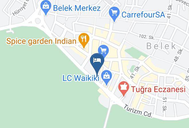 Belek - White Angel Hotel Maps