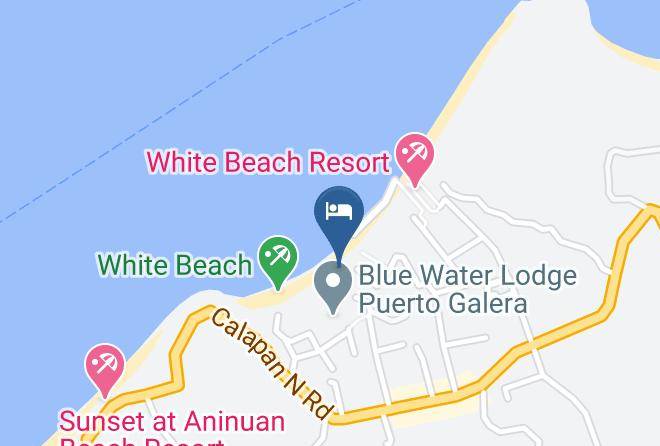 Oriental Mindoro - White Beach Hotel Bar & Restaurant Maps