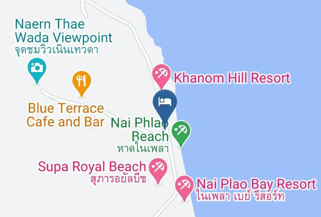 Amphoe Khanom - White Beach Resort & Restaurant Maps
